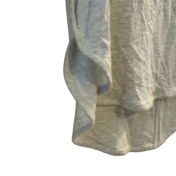 Matty M Women's XL Gray Short Sleeve Hi-Lo Casual Top - Picture 5 of 15